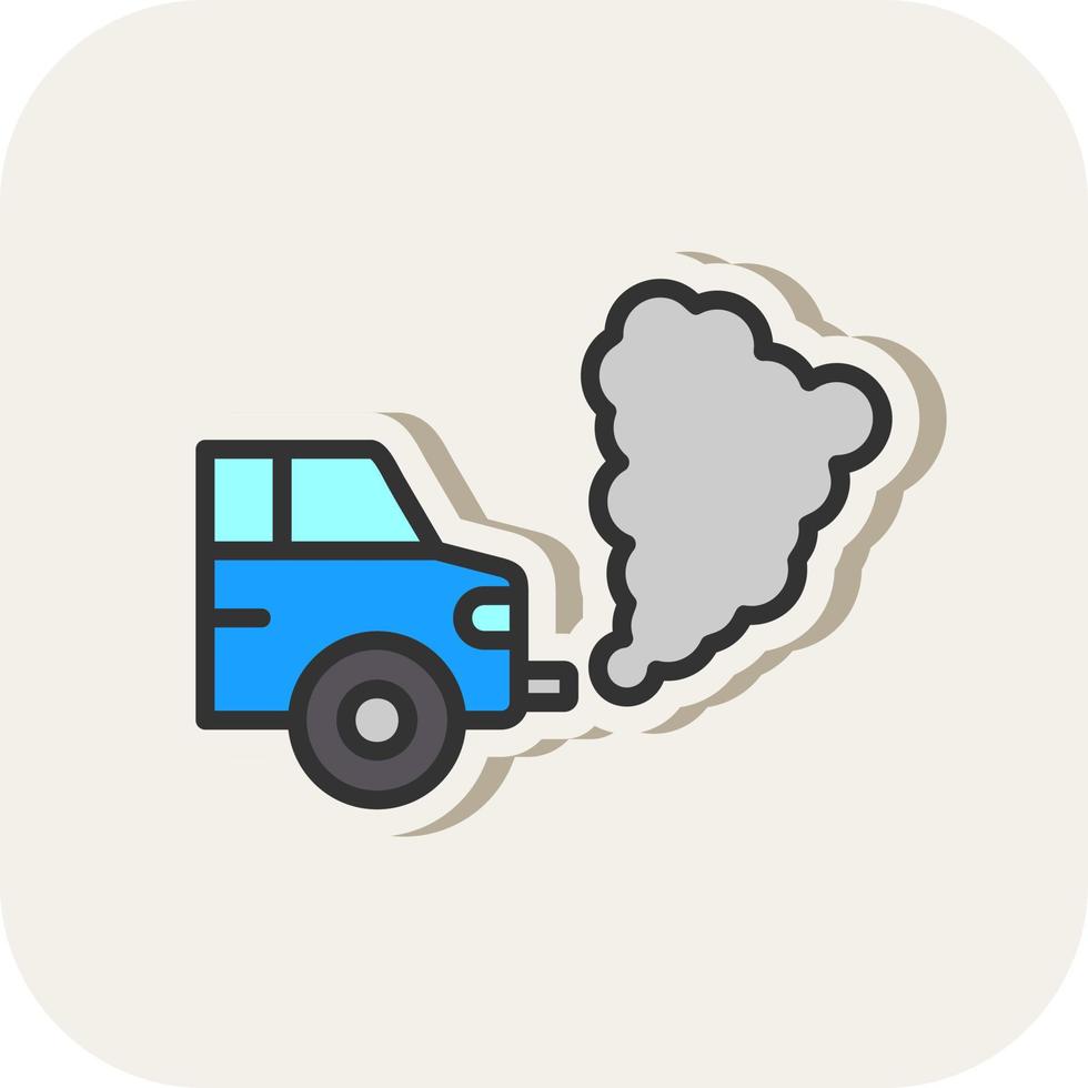 Emission Vector Icon Design