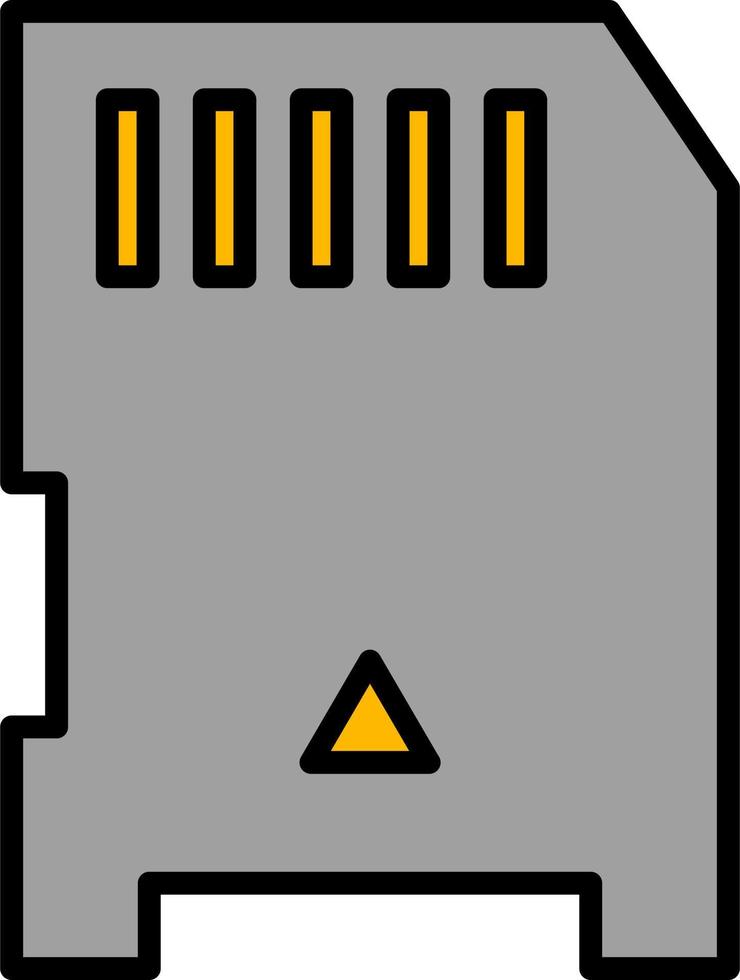 Memory Card Vector Icon