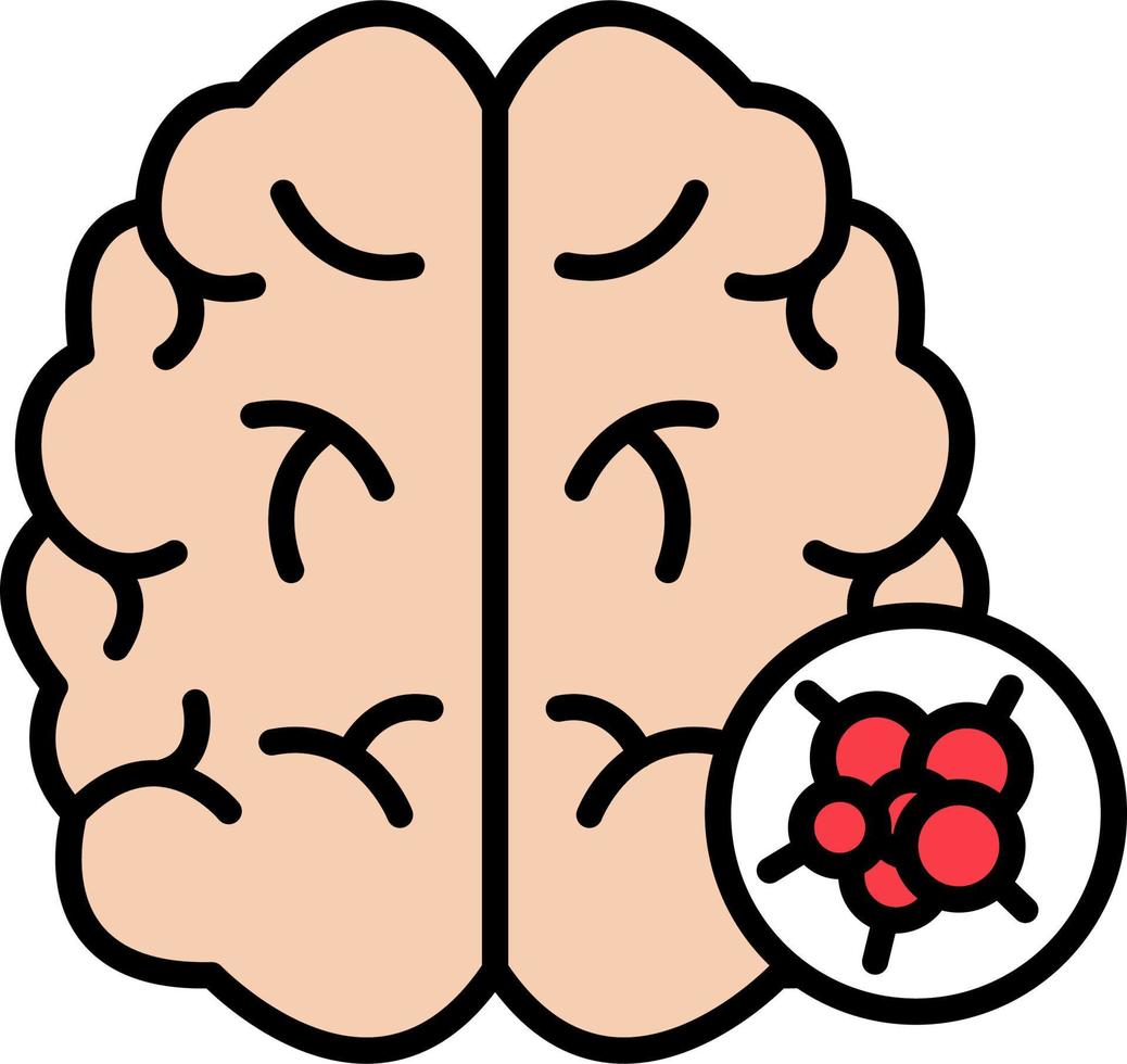 Brain Cancer Vector Icon