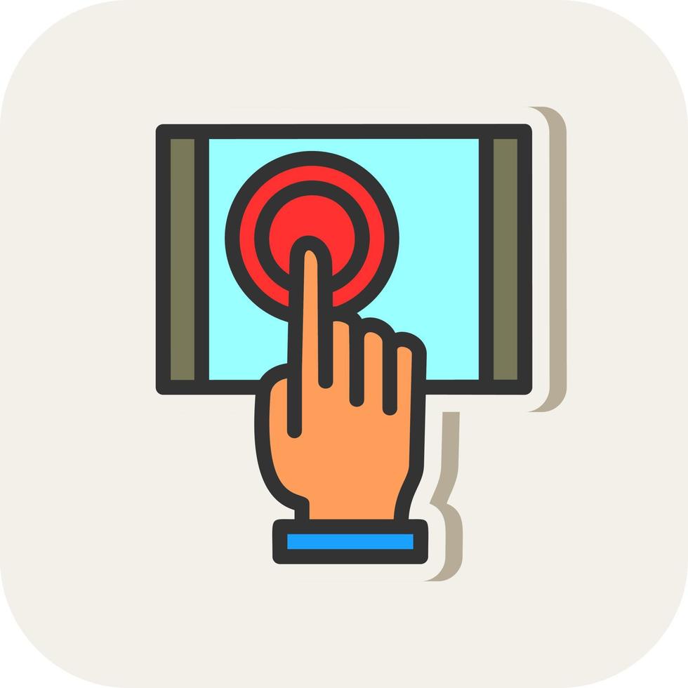 Touch Screen Vector Icon Design