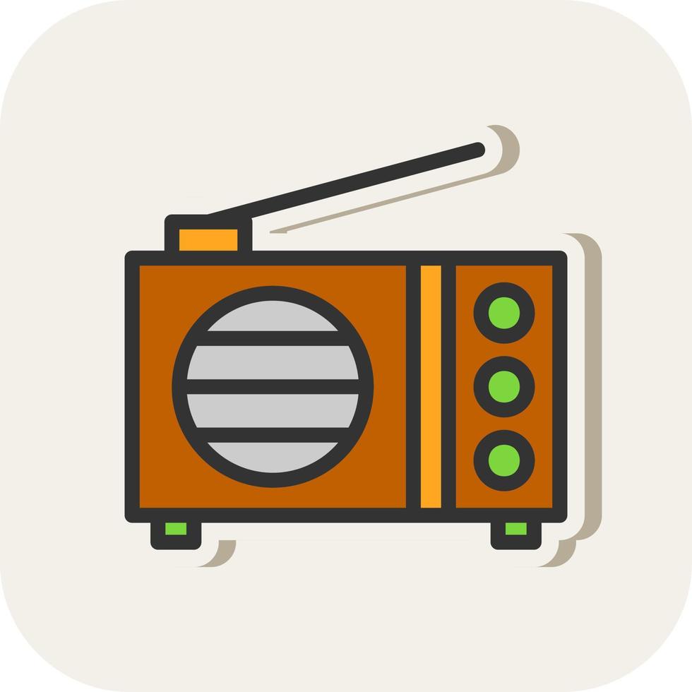 Radio Vector Icon Design