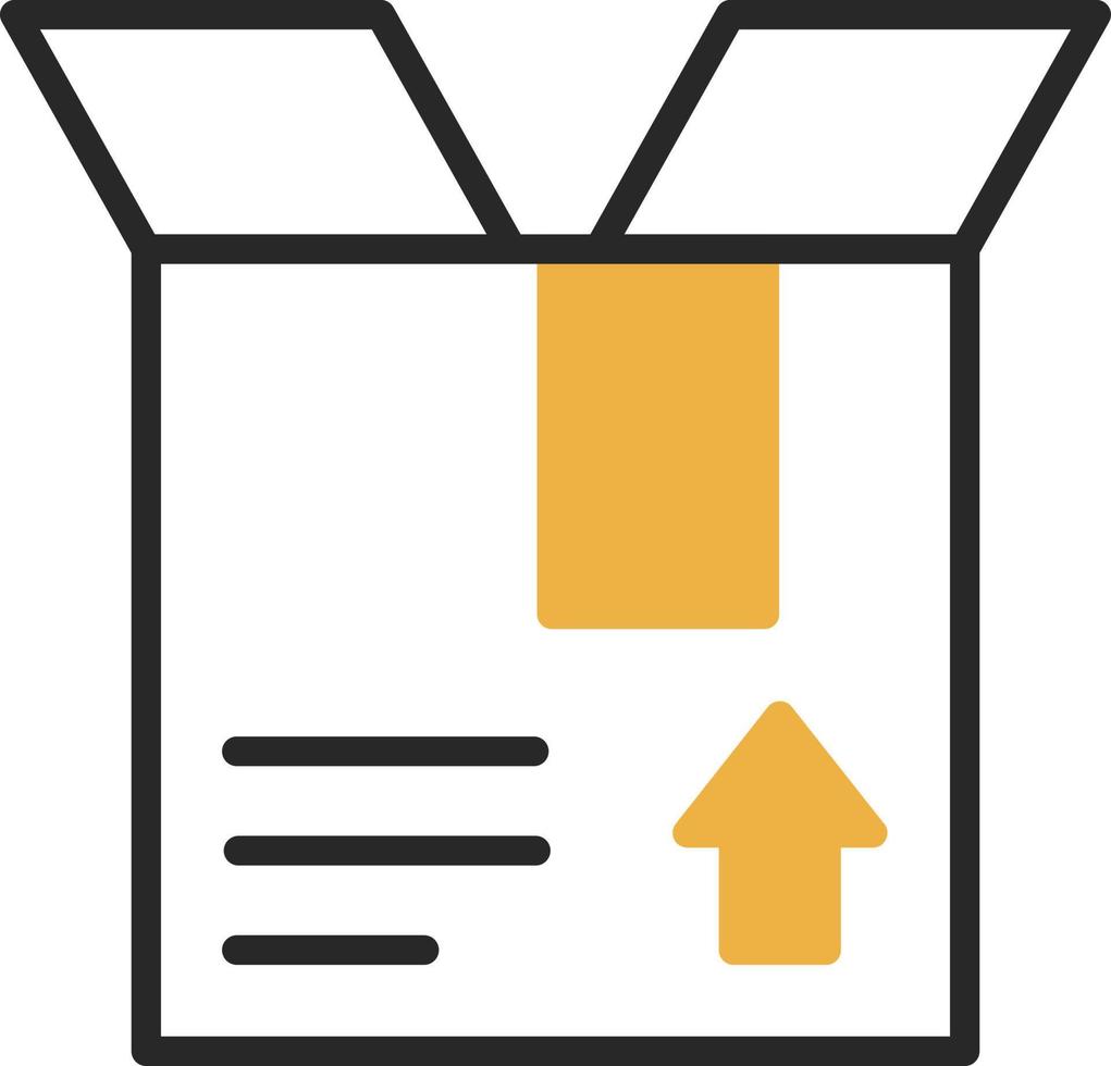 Open Box Vector Icon Design