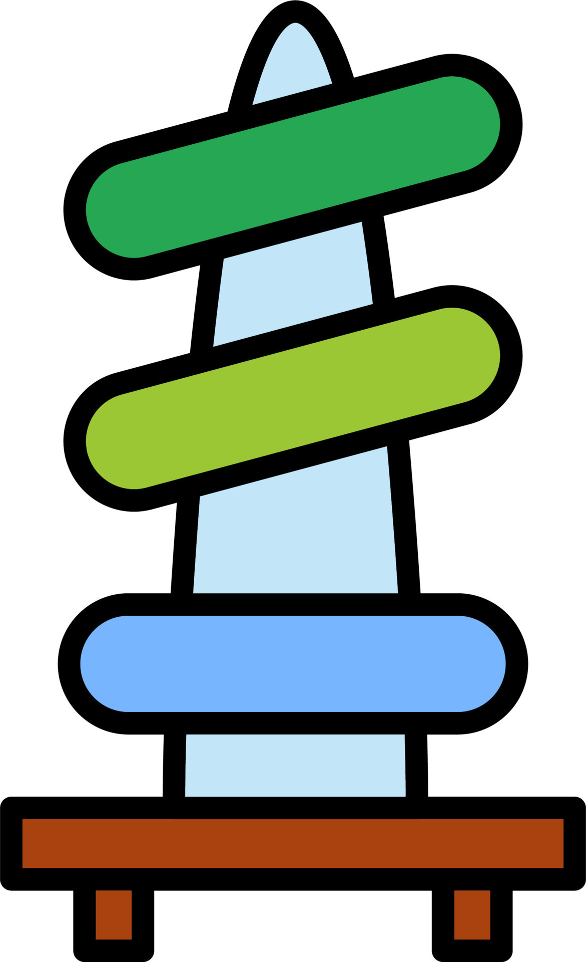 Ring Toss Vector Icon 20993114 Vector Art at Vecteezy