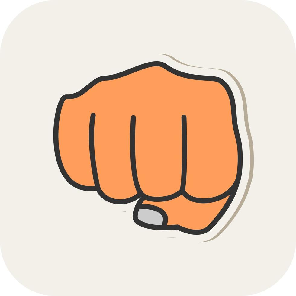 Punch Vector Icon Design