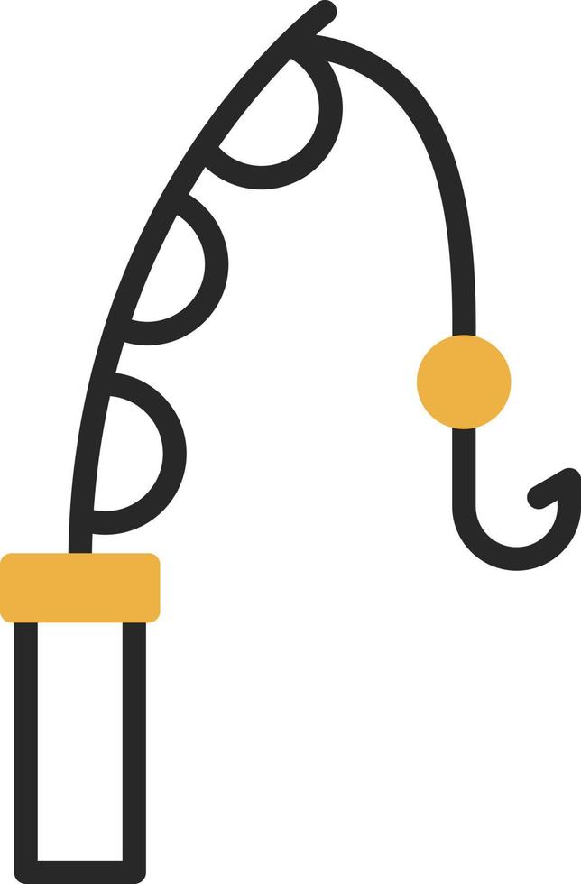 Fishing ROd Vector Icon Design