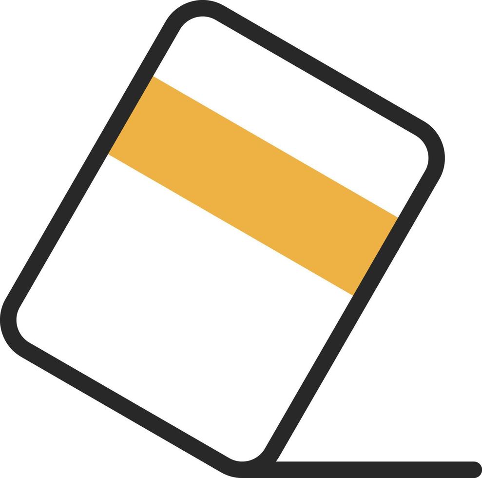 Eraser Vector Icon Design