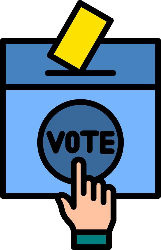 votar emitir vector icono