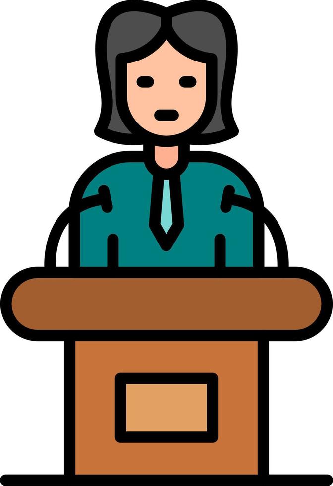 Politician Vector Icon