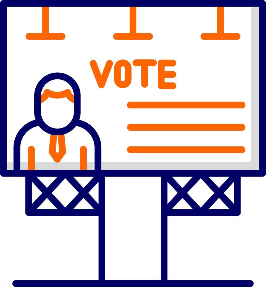 Billboard Vector Icon