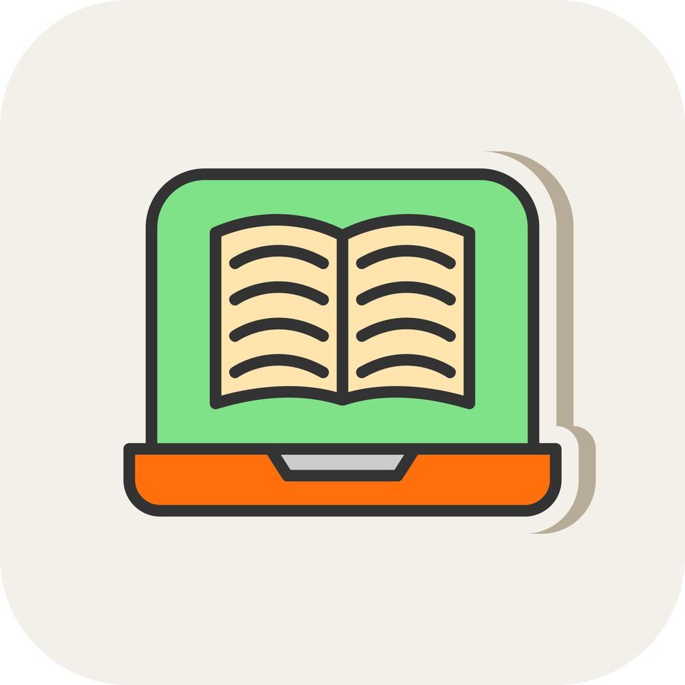 Elearning Vector Icon Design