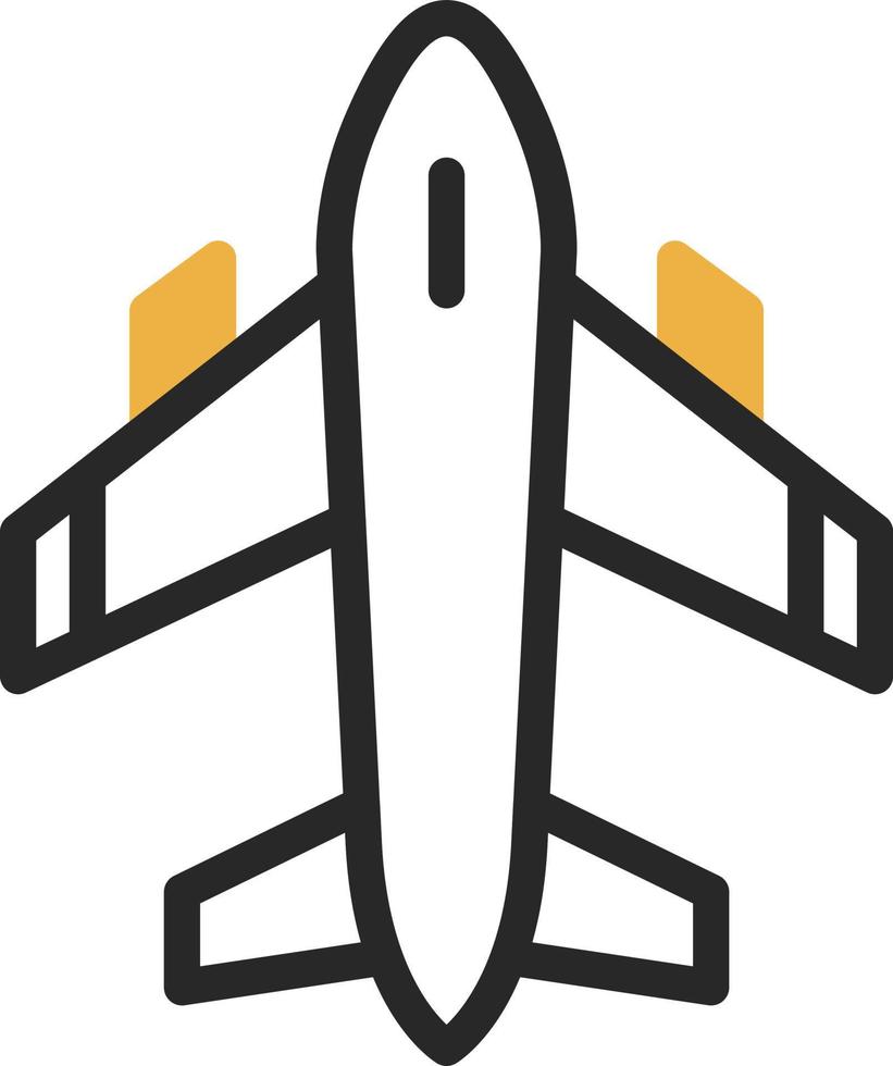 diseño de icono de vector de avión