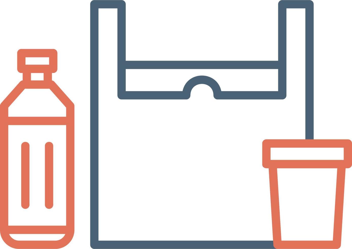 Plastic Vector Icon