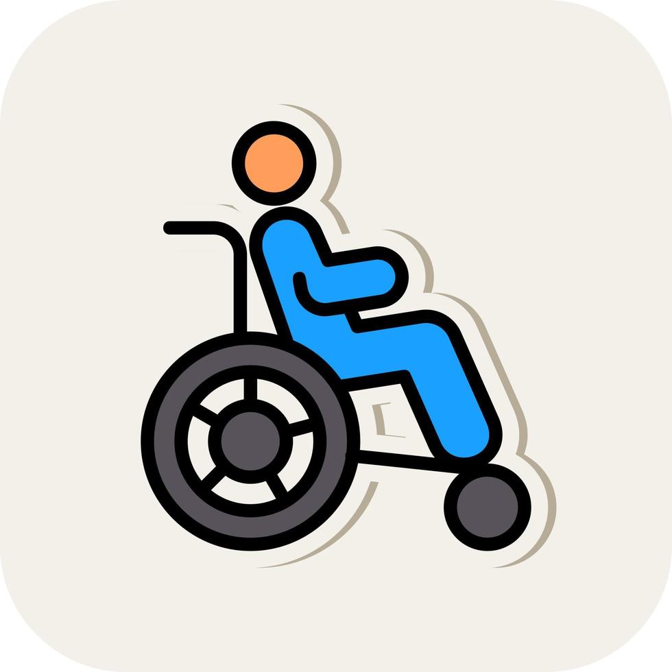 Disability Vector Icon Design
