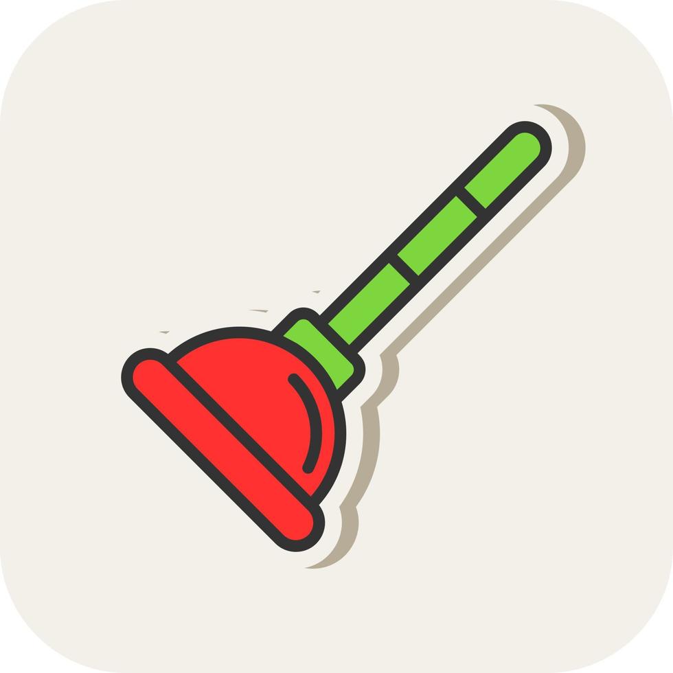 Plunger Vector Icon Design