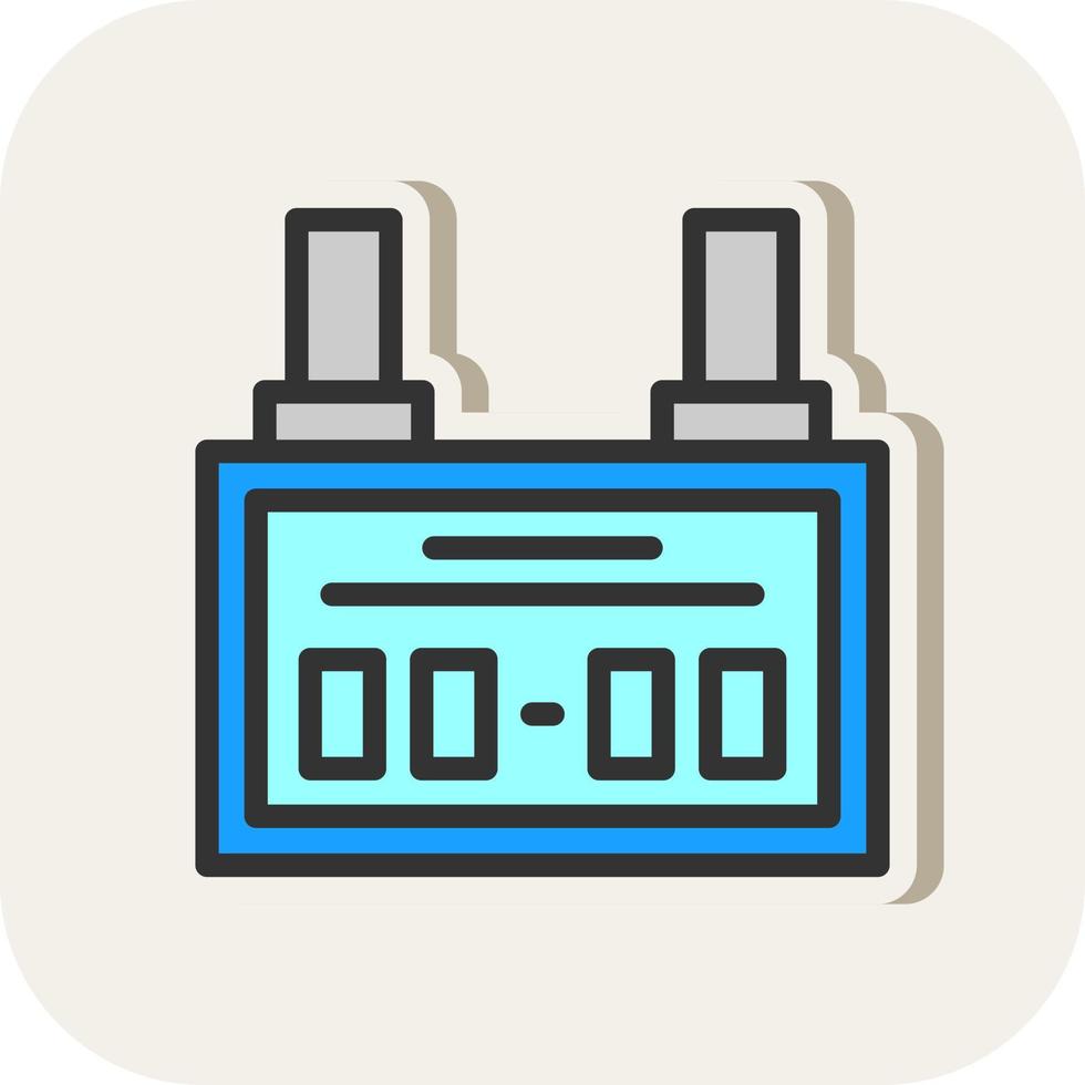 Scoreboard Vector Icon Design