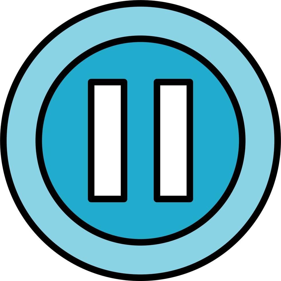 Pause Vector Icon