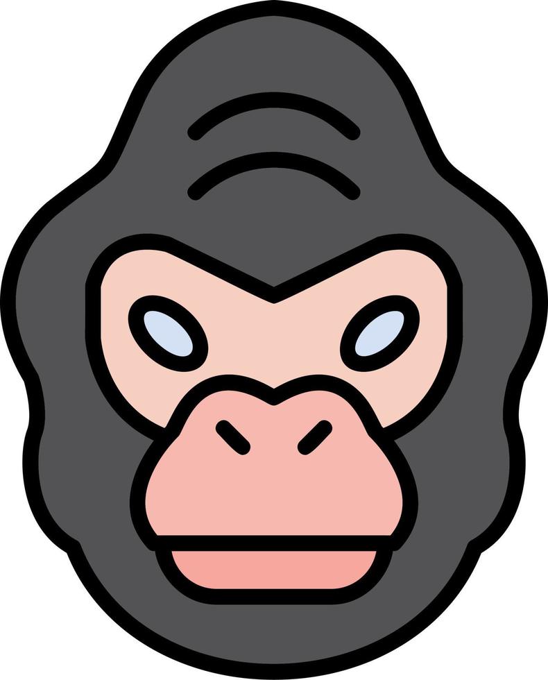 Gorilla Vector Icon