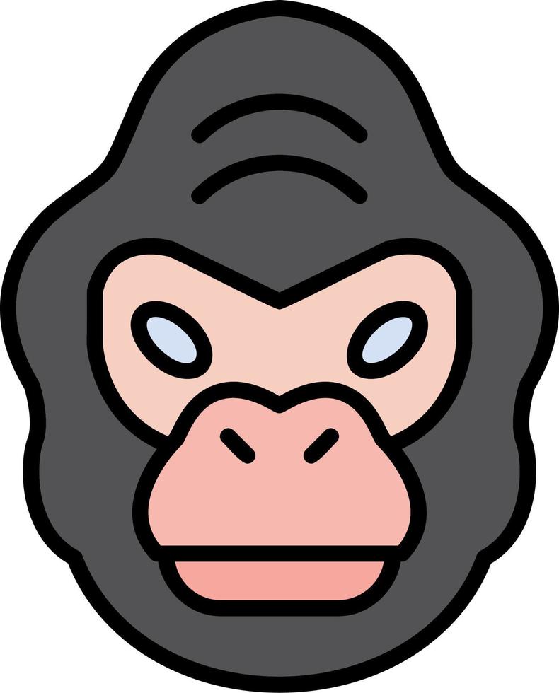 Gorilla Vector Icon