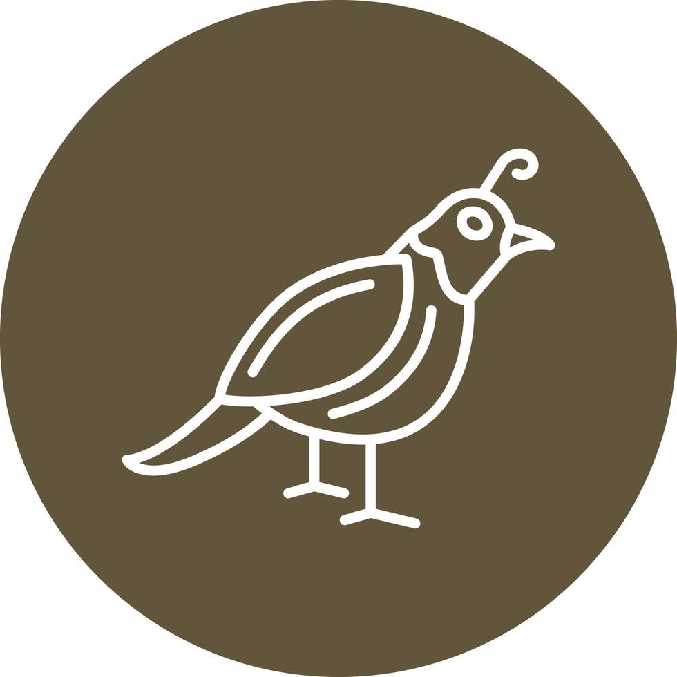 Quail Vector Icon