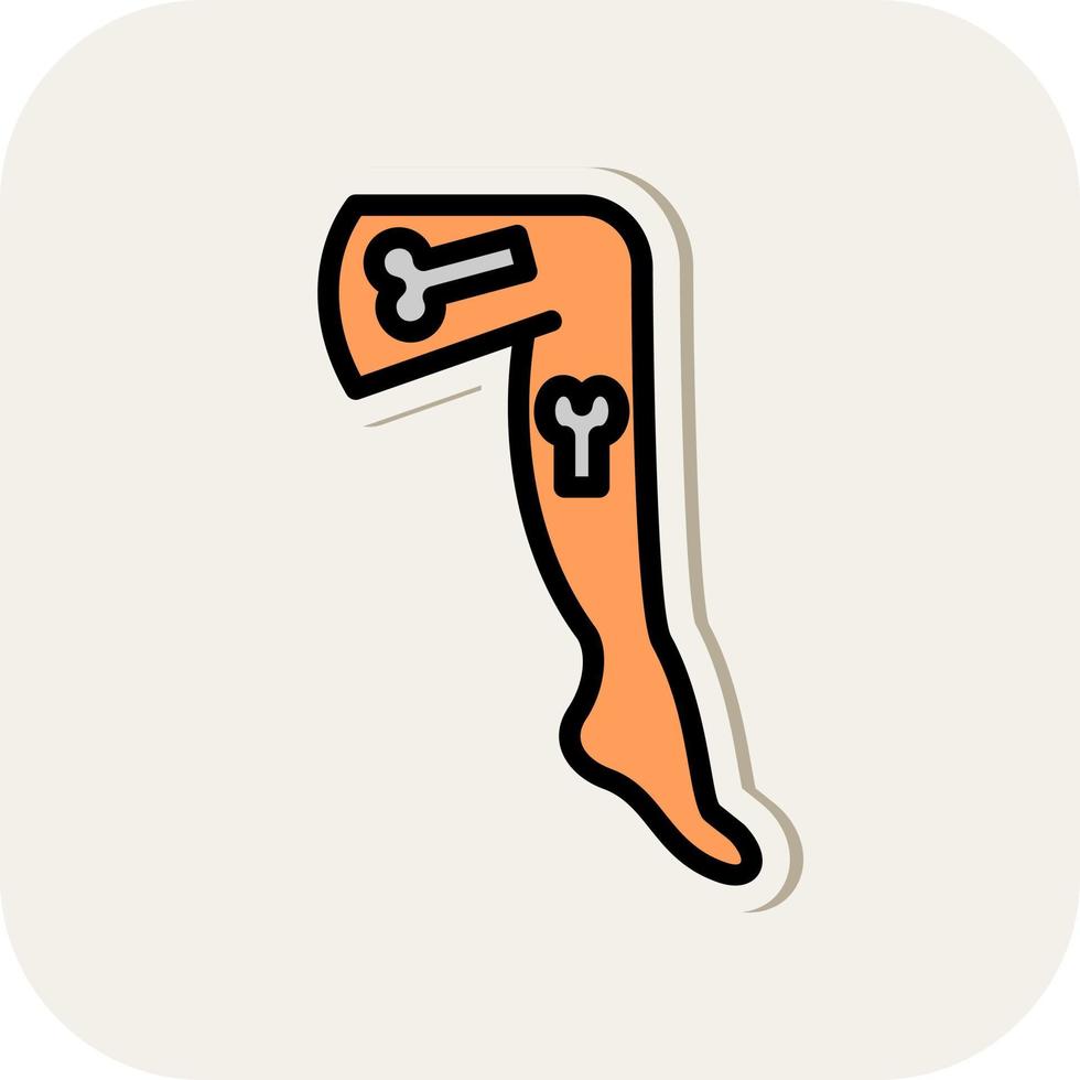 Leg Vector Icon Design