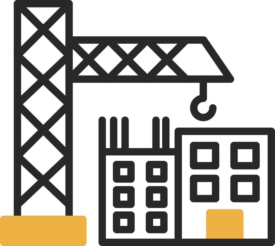 Construction Site Vector Icon Design