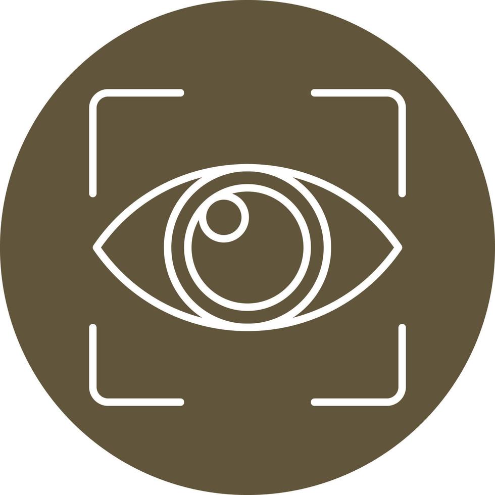 Eye Scanner Vector Icon