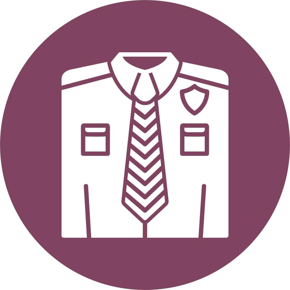 Police Uniform Vector Icon