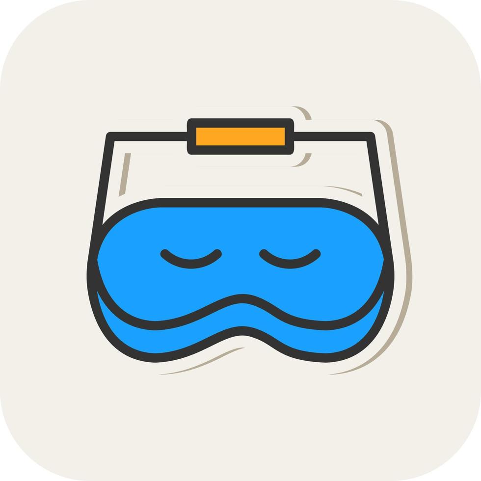 Sleeping Mask Vector Icon Design