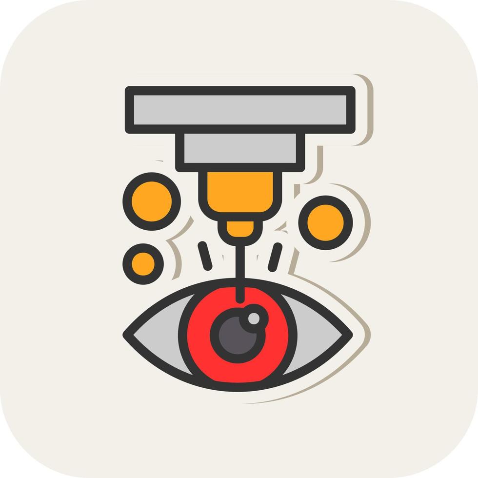 Laser Surgery Vector Icon Design