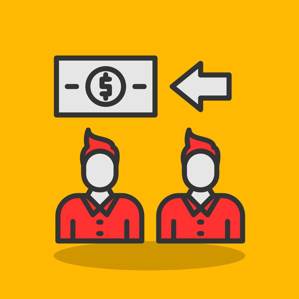 Salary Vector Icon Design