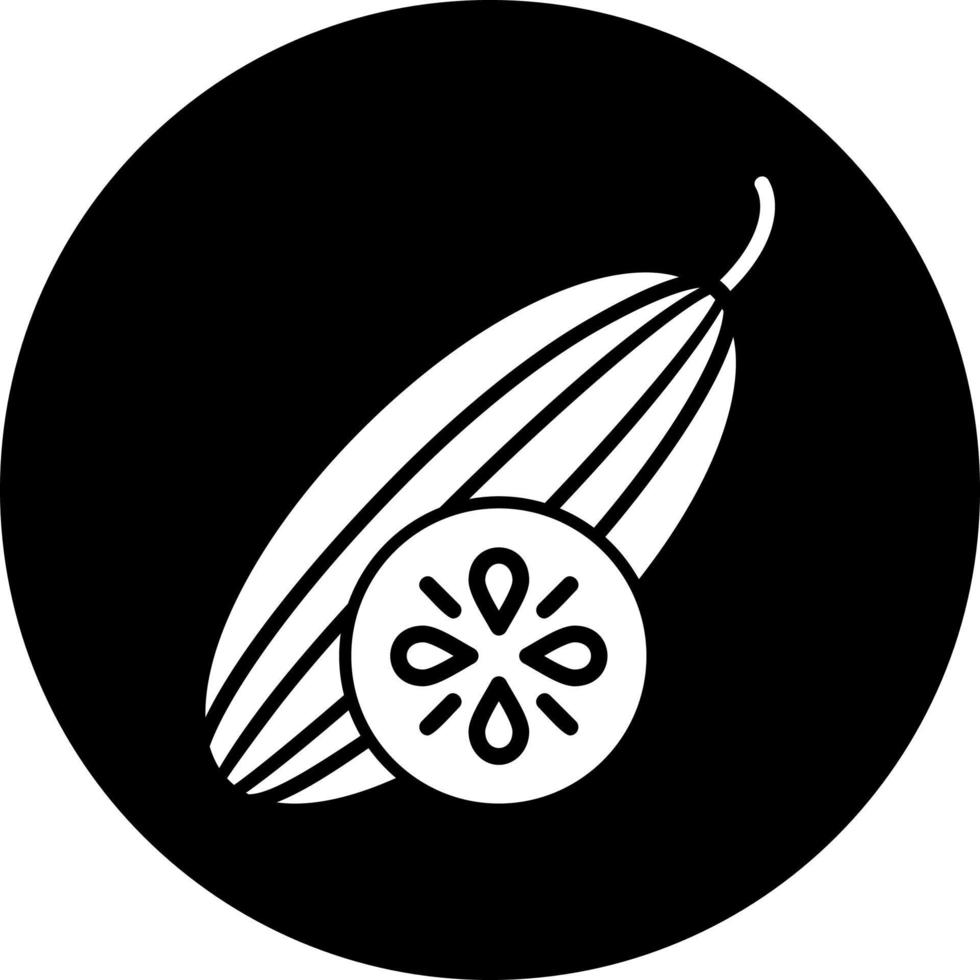 icono de vector de pepino