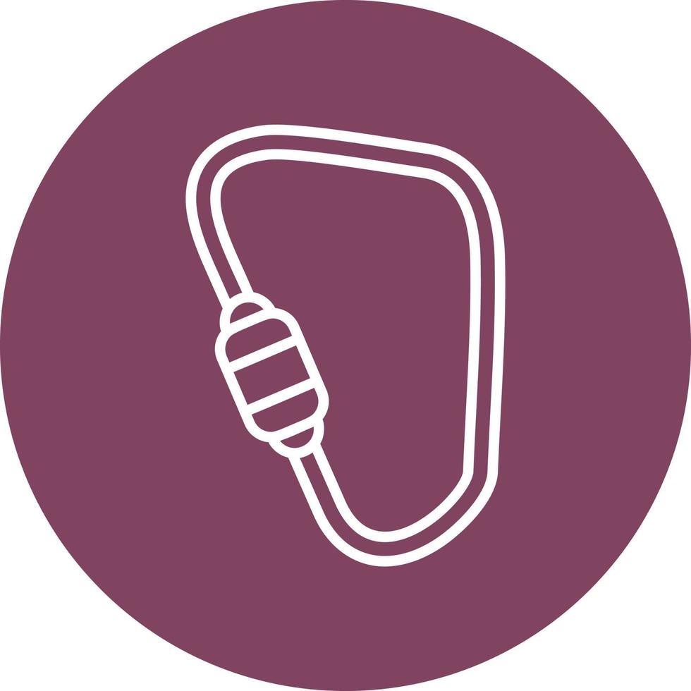 Carabiner Vector Icon