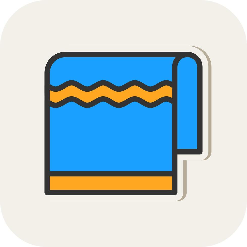 Towel Vector Icon Design