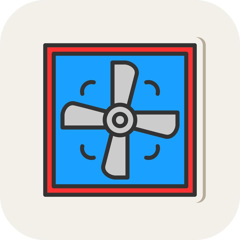 Ventilation Vector Icon Design