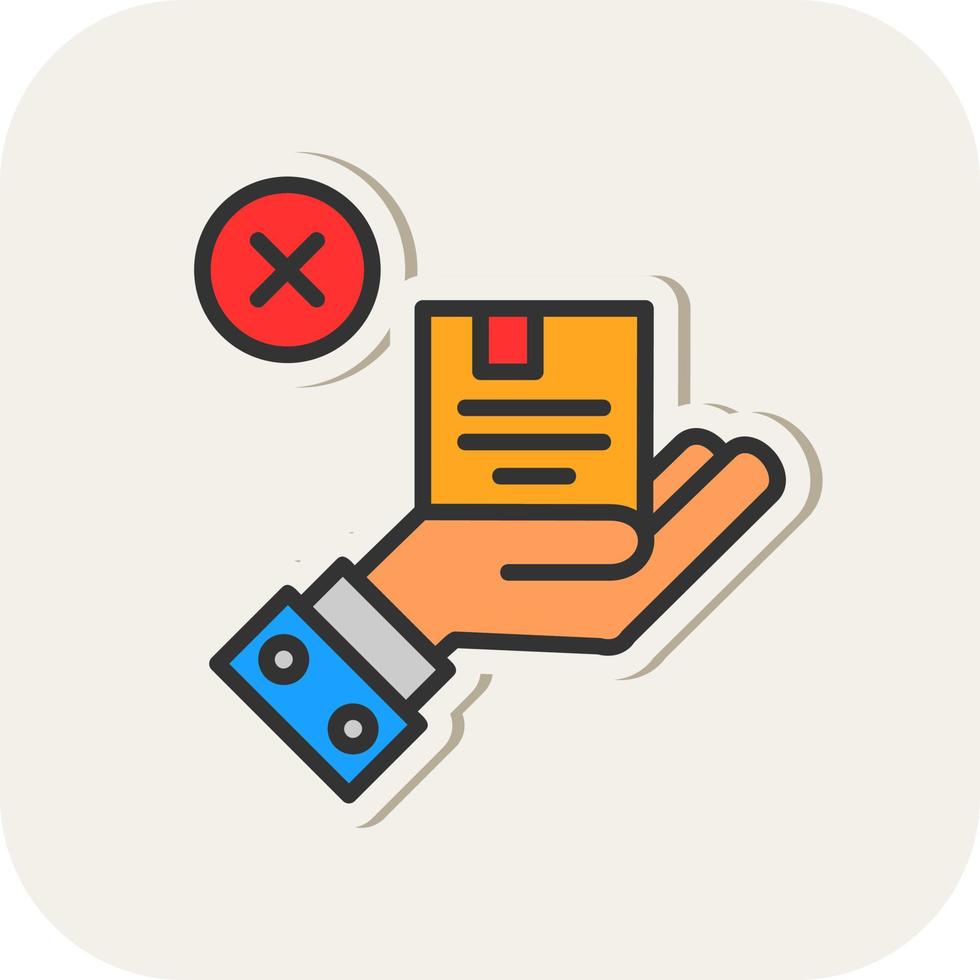 Reject Vector Icon Design