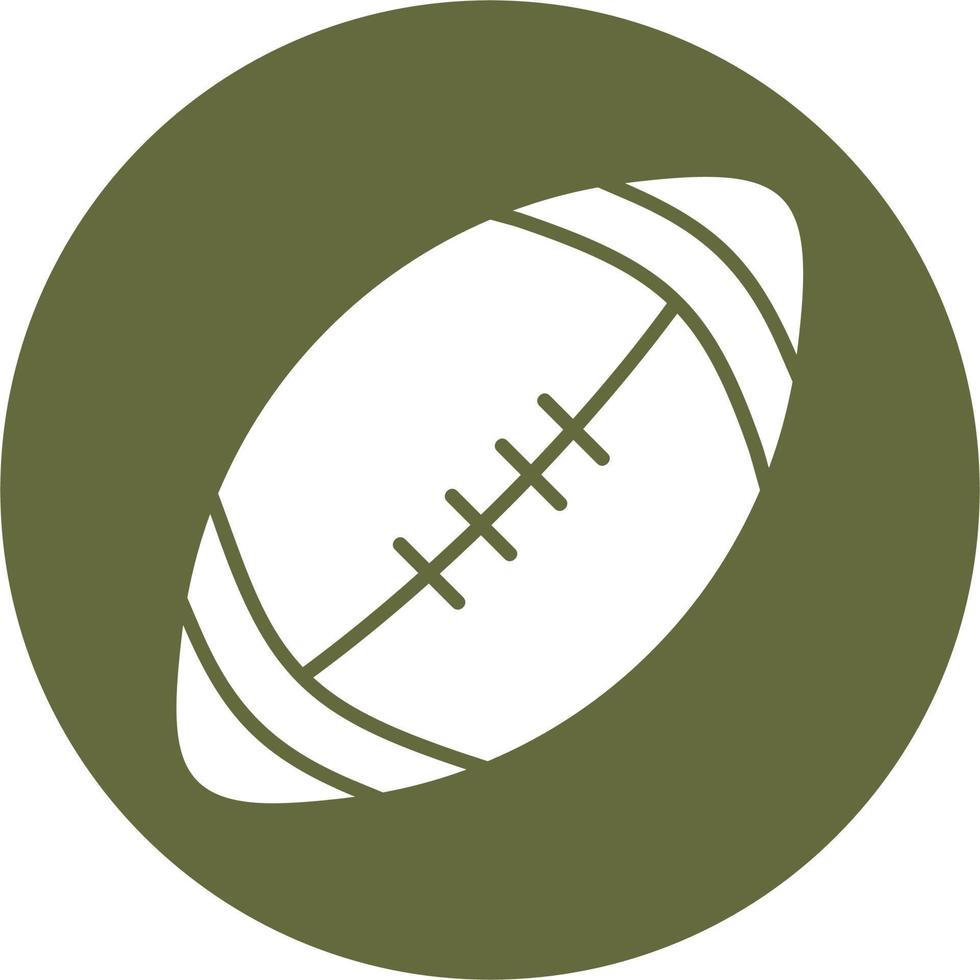 icono de vector de rugby