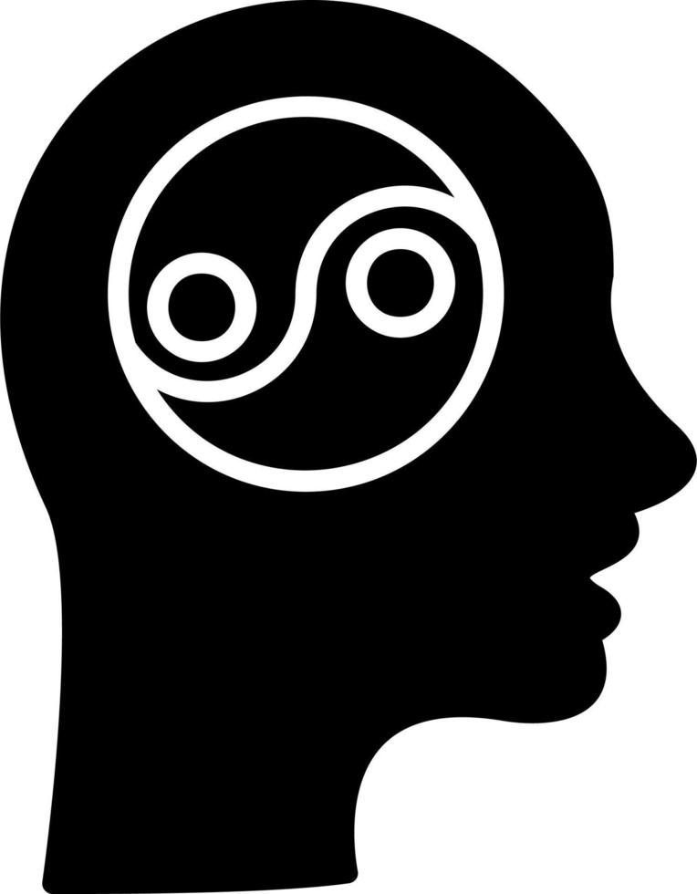 Yin Yang Vector Icon