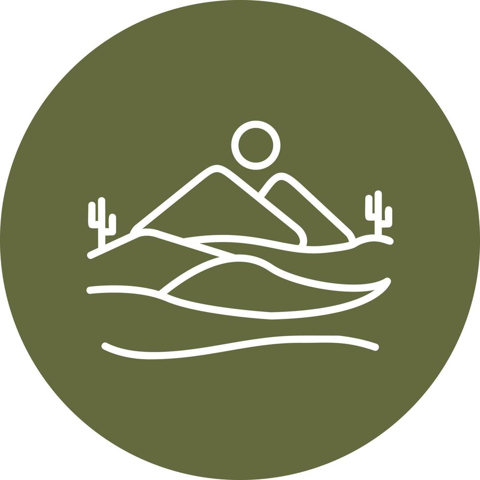 Desert Vector Icon