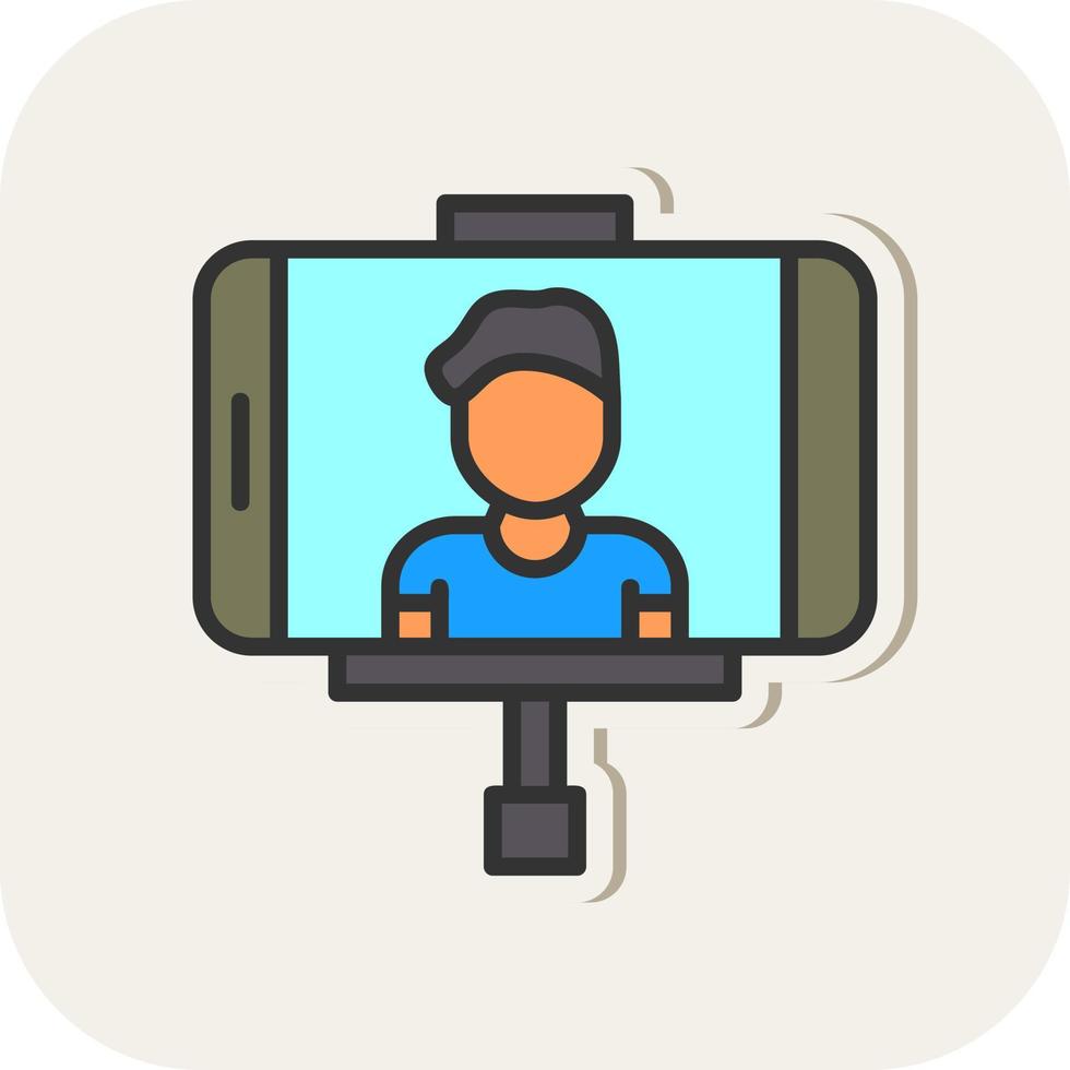 Vlogger Vector Icon Design