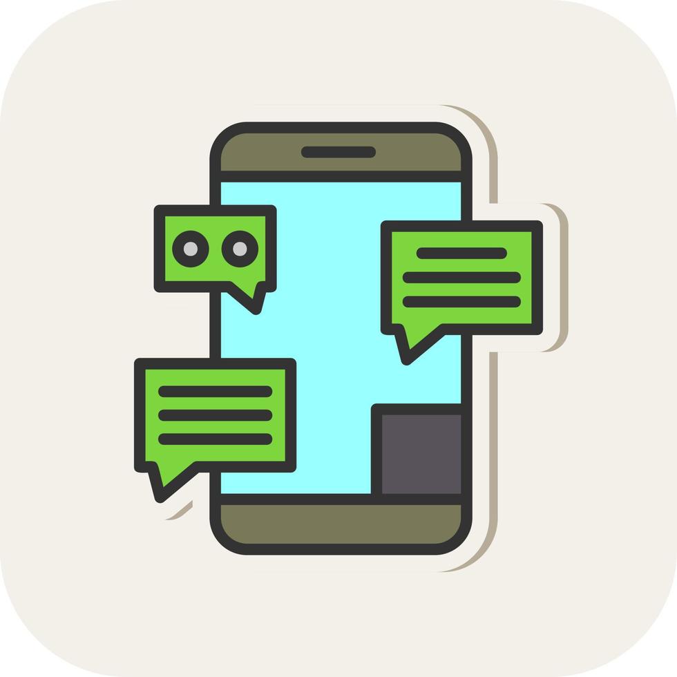 Live Chat Vector Icon Design