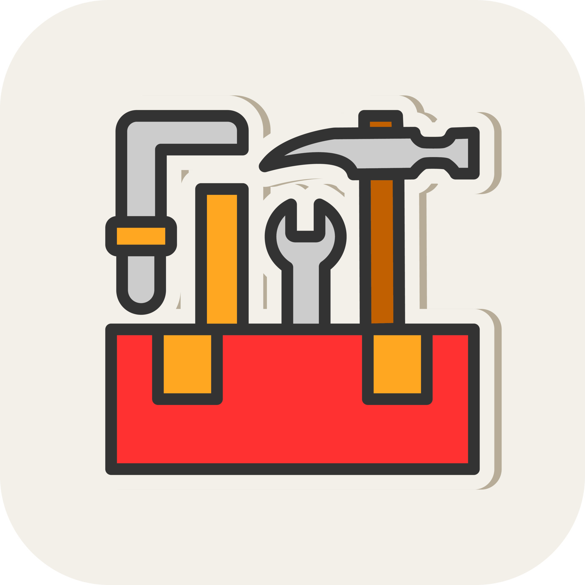 Tool Box Vector Icon Design 20994992 Vector Art at Vecteezy