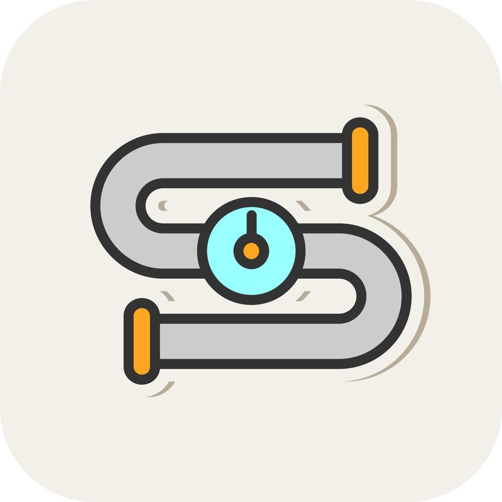 Water Pipe Vector Icon Design