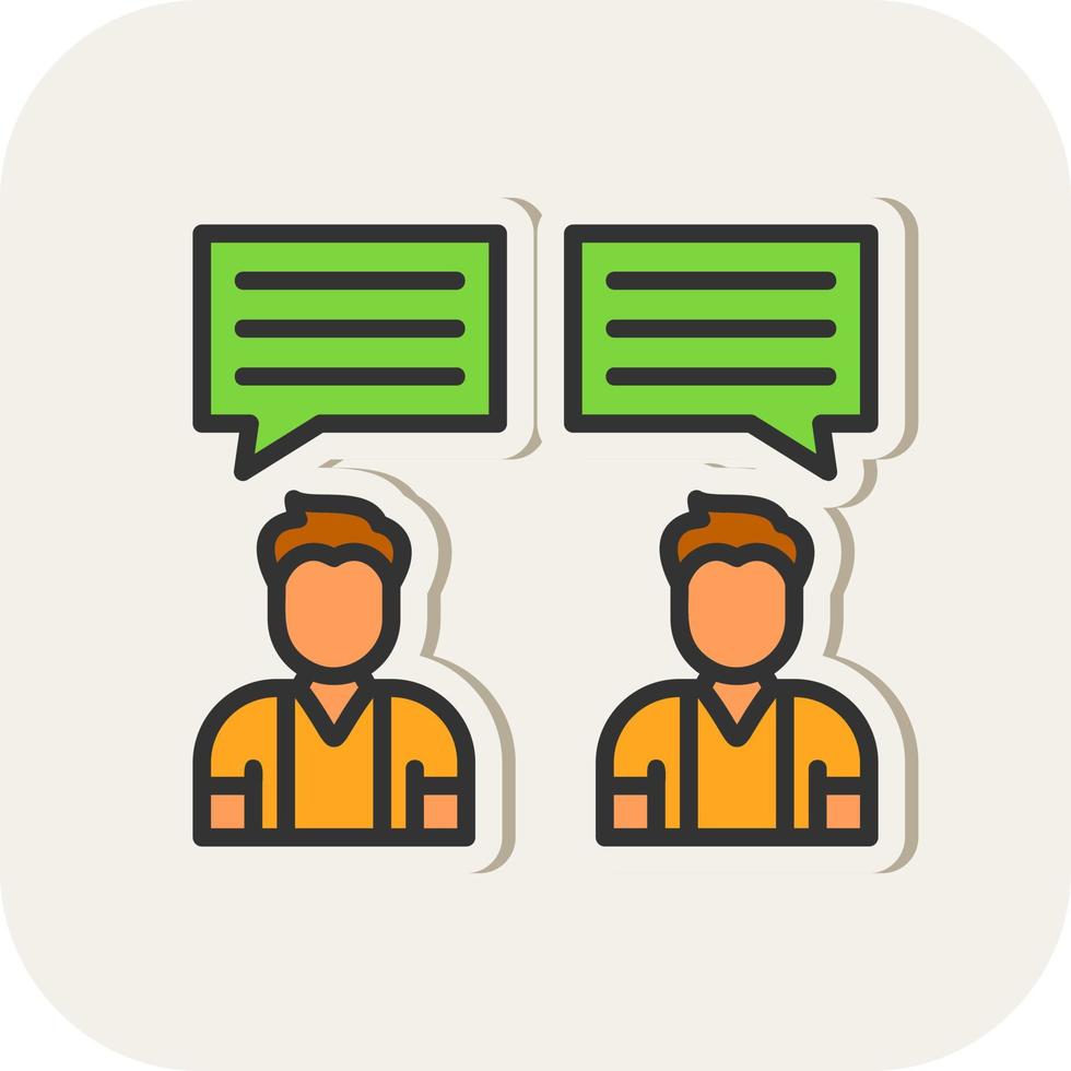 Debate Vector Icon Design