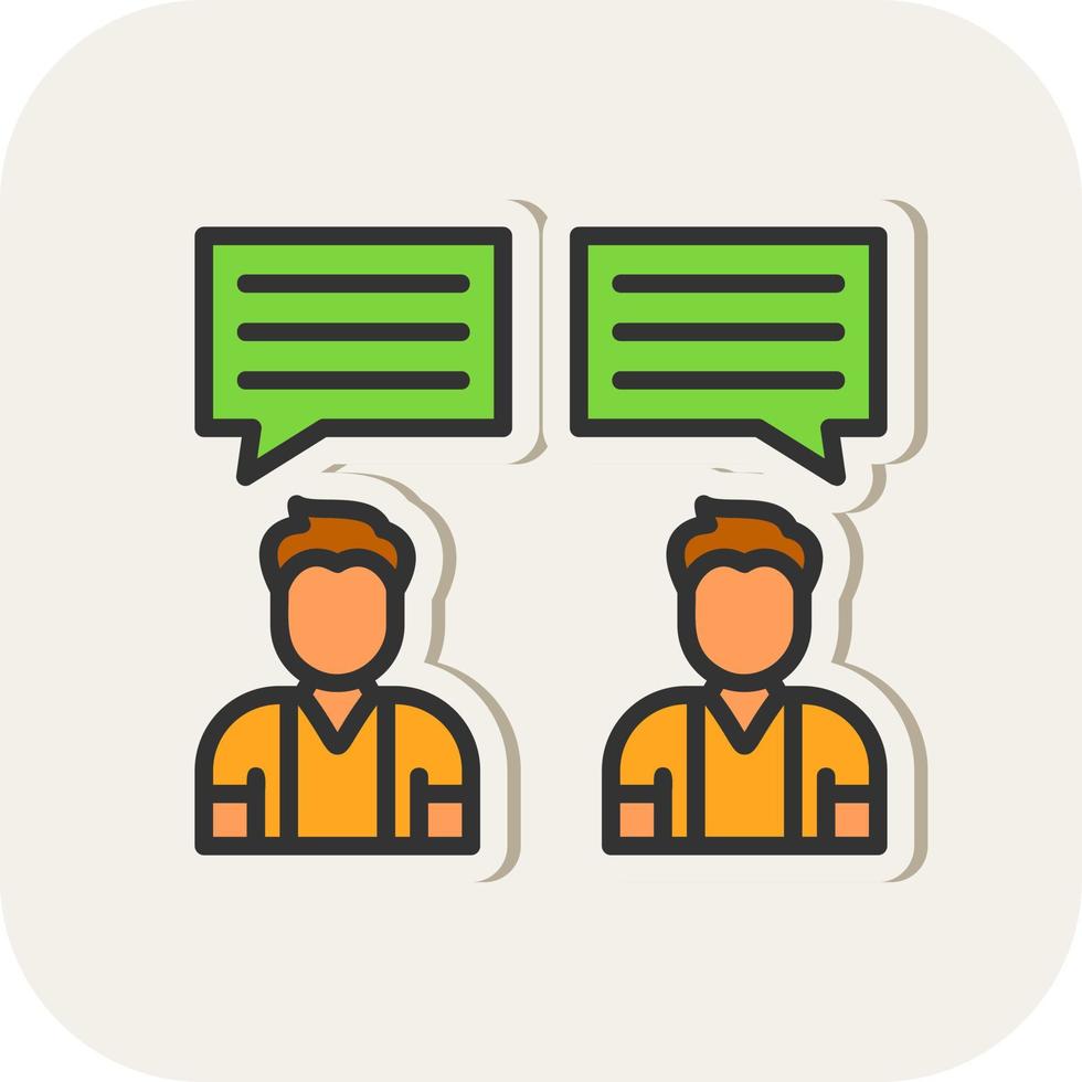 Debate Vector Icon Design