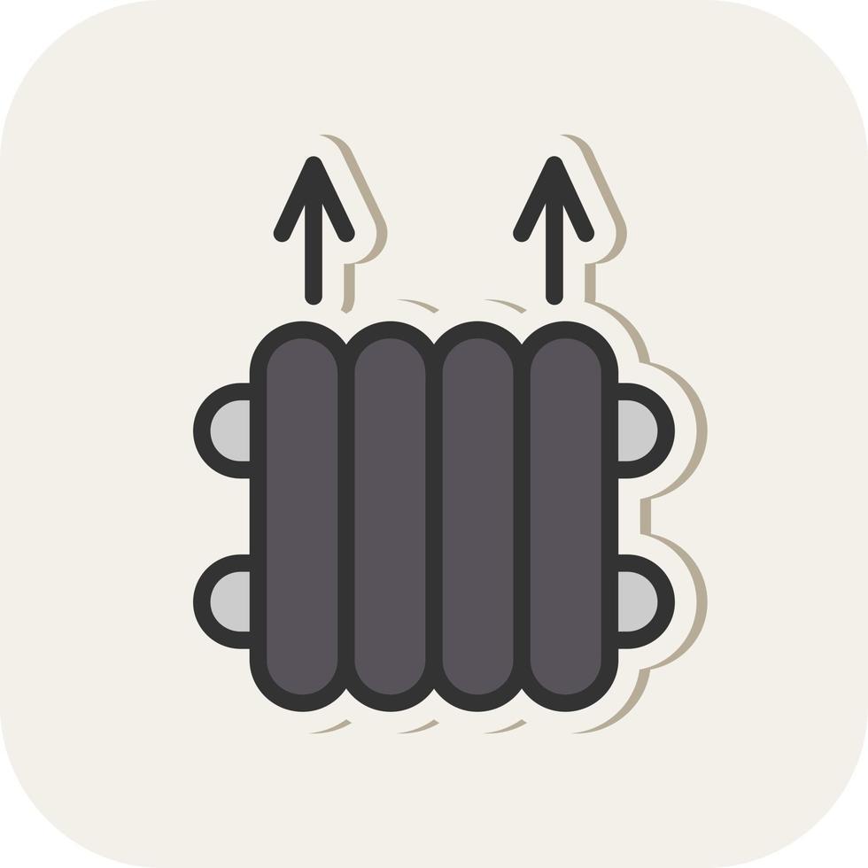 Radiator Vector Icon Design