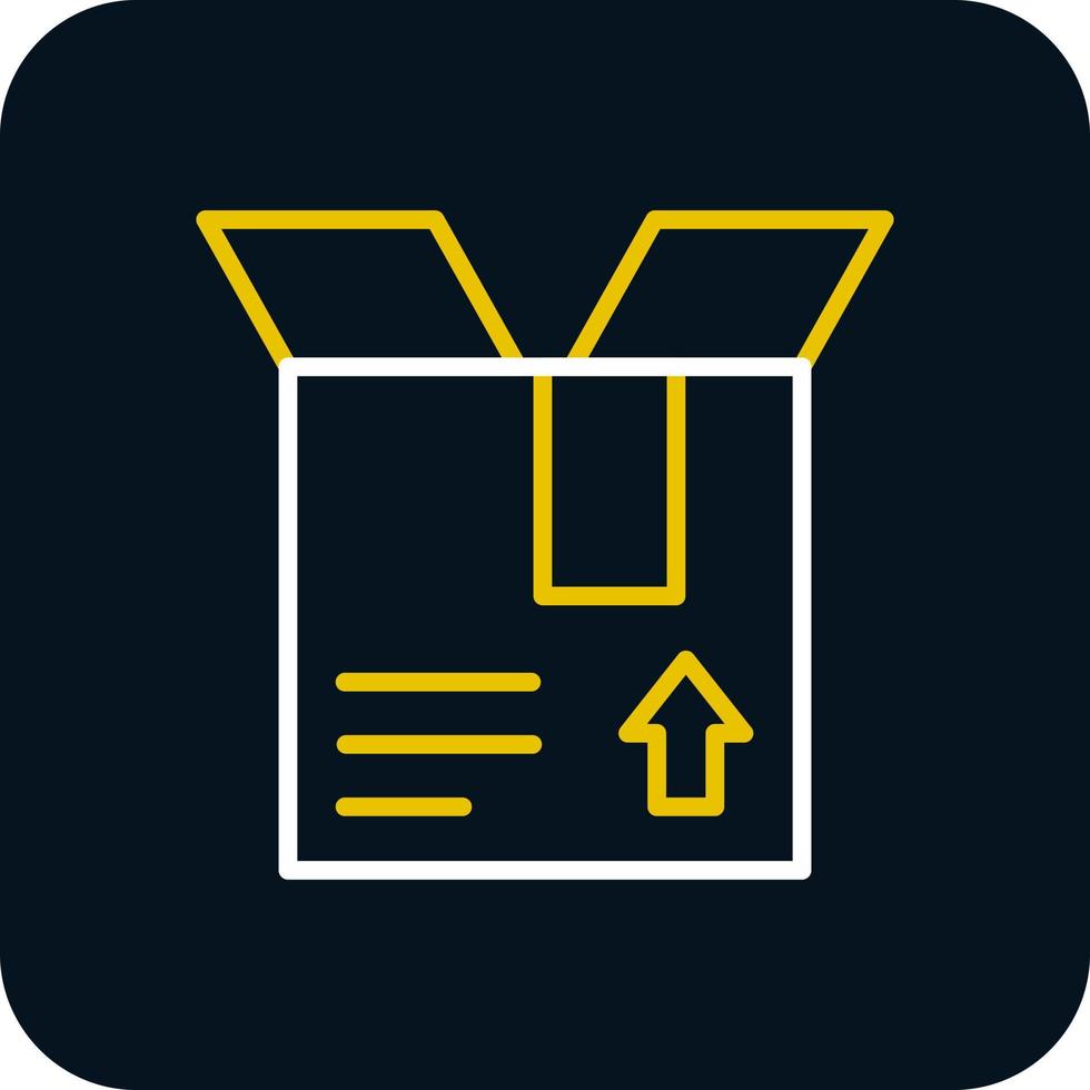 Open Box Vector Icon Design