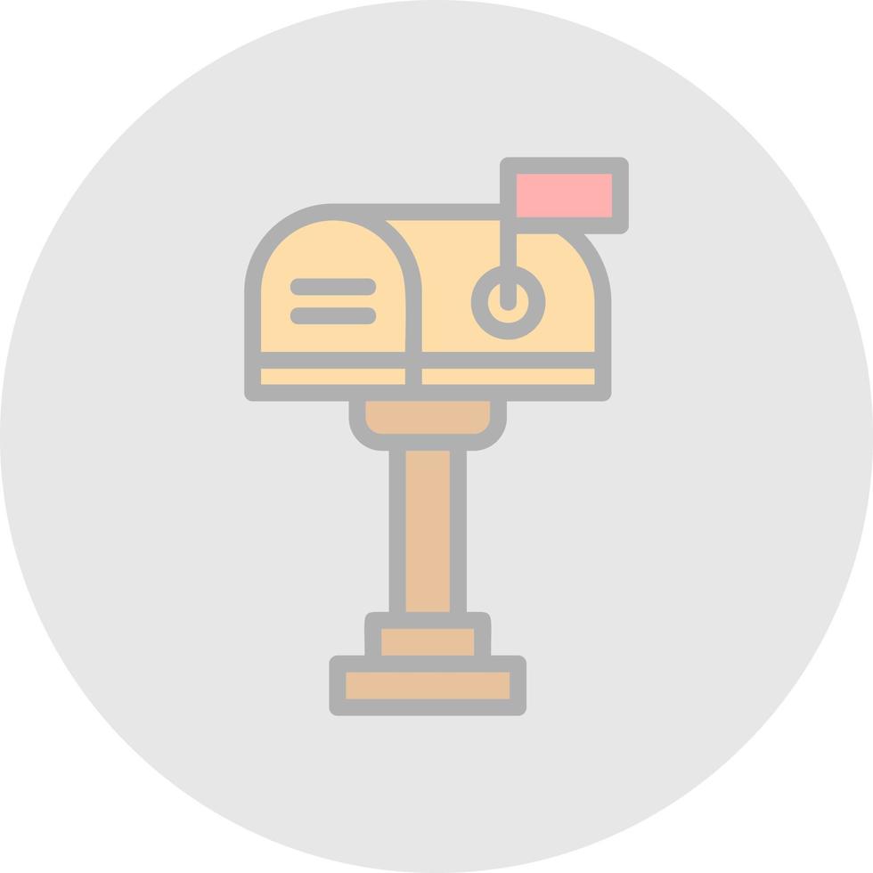 Letter Box Vector Icon Design