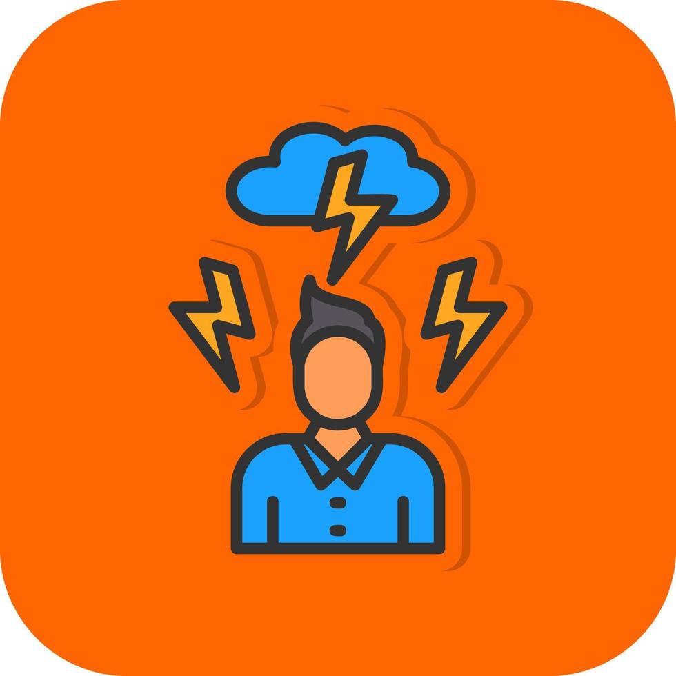 Stress Vector Icon Design