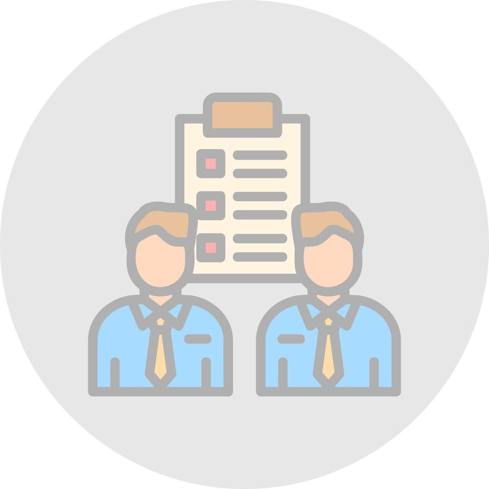 Inspection Team Vector Icon Design
