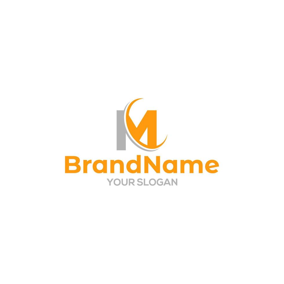 Simple MC Logo Design Vector